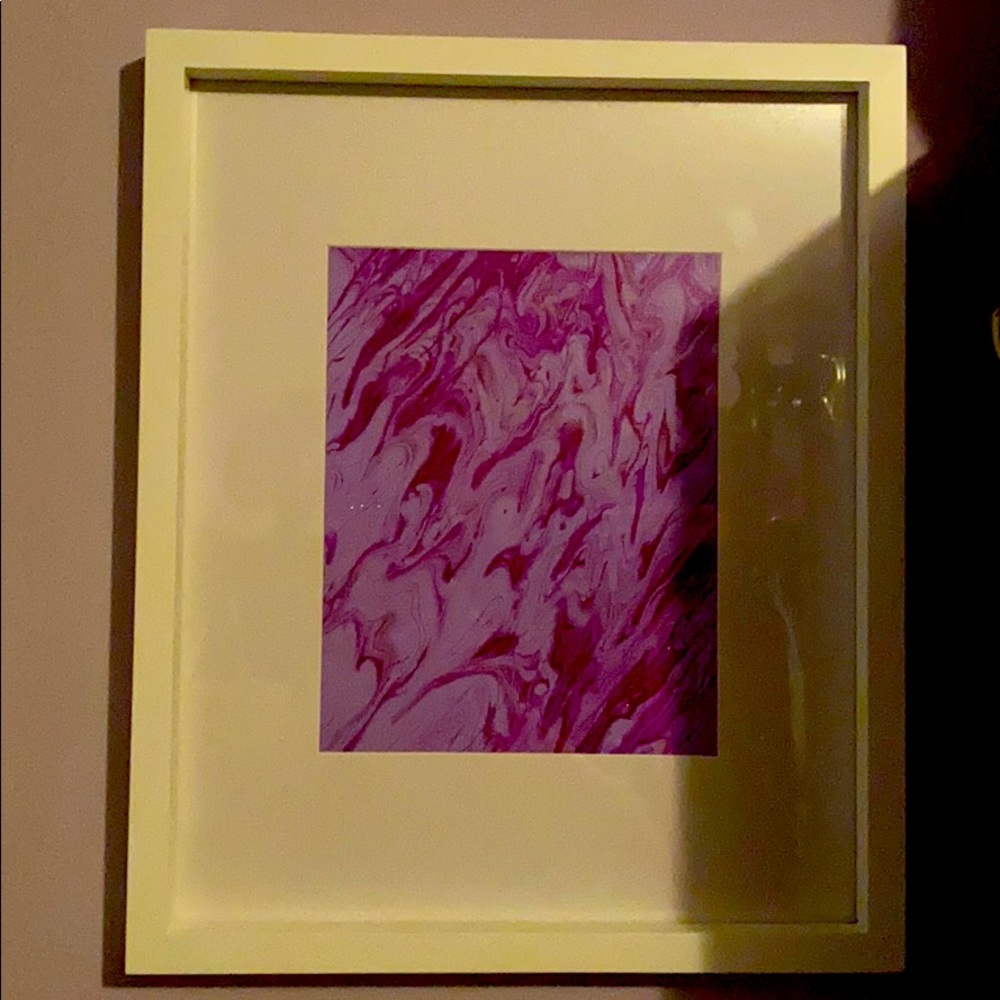 Beautiful fuschia/pink/purple art